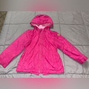 Beautiful 4t Oshkosh pink lined jacket with sparkles